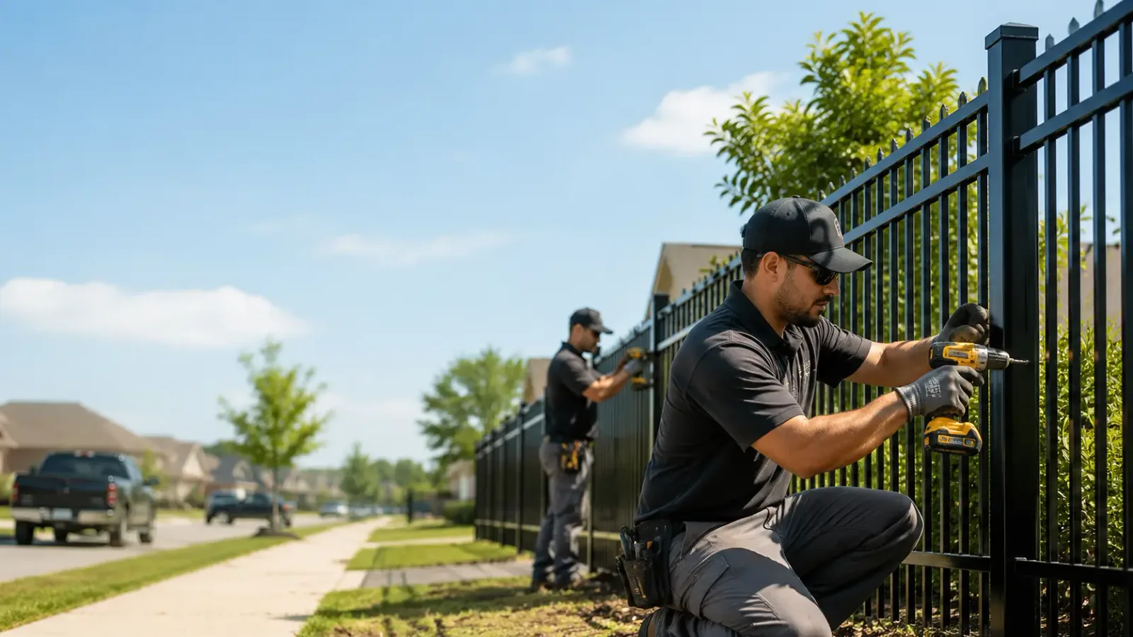Metal Fence Installation in Wallingford, KY